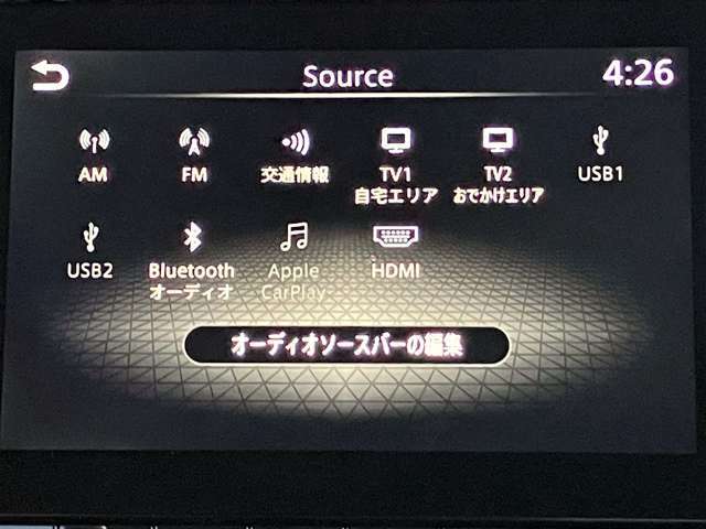 Bluetoothオーディオ/HDMI接続/AppleCarPlayワイヤレス接続にも対応しています！
