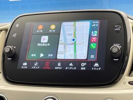 ●AppleCarPlay：スマホとの有線接続で、ナビ・オーディオ再生などスマホのアプリ機能が画面でも使える便利機能です！