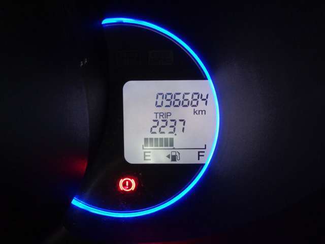 走行距離は、96684キロです。