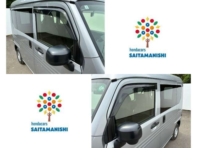 駐車時にはたたんでおくことができる電動格納式ドアミラーです。