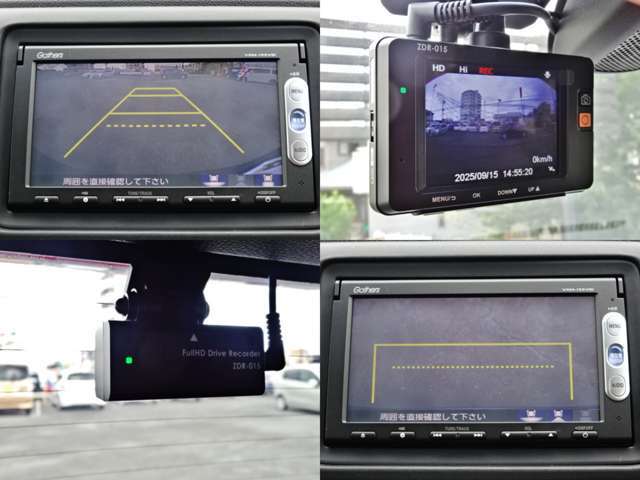 3モードアングル切替バックカメラ。車庫入れや縦列駐車の際の不安解消！これで後ろの壁も怖くありませんよ。