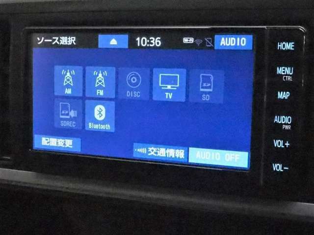 AM,FMやTVだけでなくBluetoothにも対応(^^♪