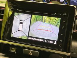 【全方位モニター用カメラ】専用のカメラにより、上から見下ろしたような視点で360度クルマの周囲を確認することができます☆死角部分も確認しやすく、狭い場所での切り返しや駐車もスムーズに行えます。