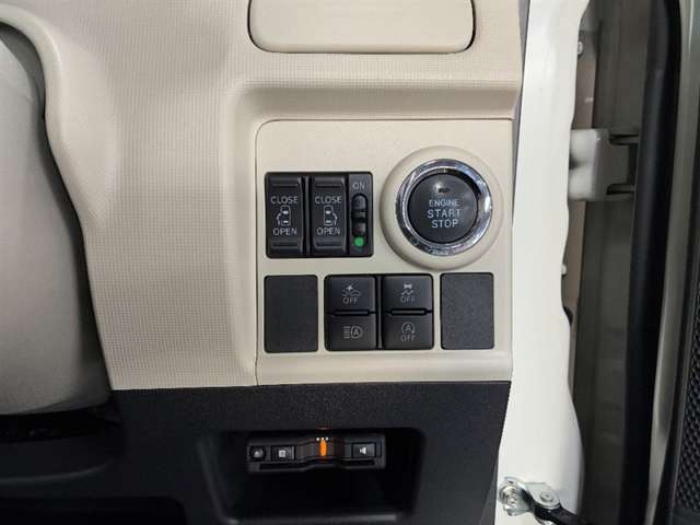 充実の安心安全装置のON　OFFボタンになります。スタッフがきちんと説明いたします。