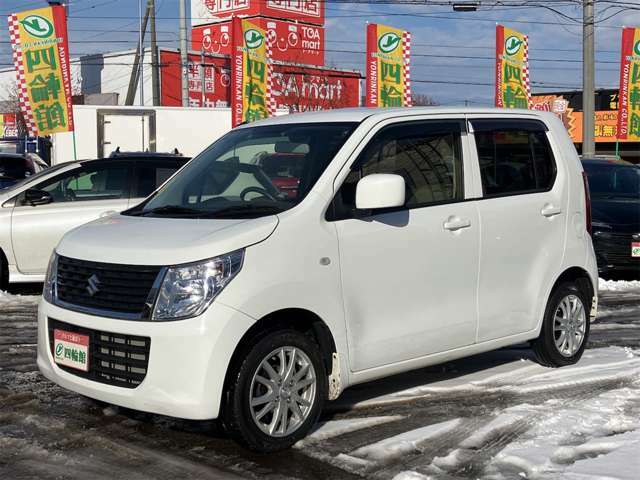 程度必見、走行わずか3.5万キロ！雪道も安心の4WDワゴンRが入庫しました！カタログ燃費は驚きの29.0km/リットル！（JC08モード）