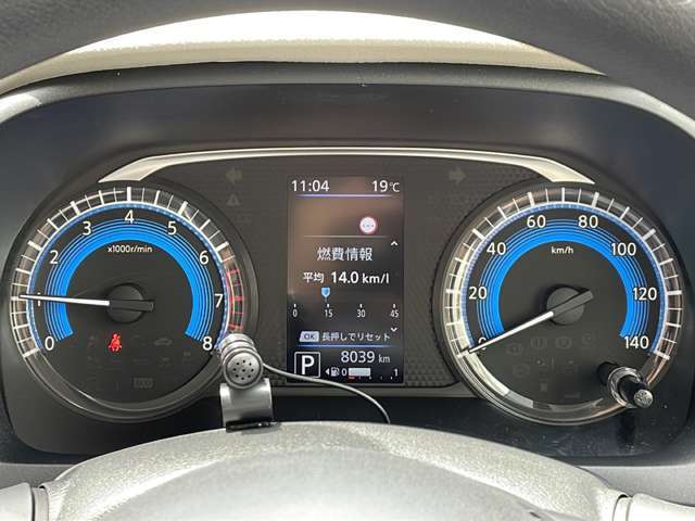 【スピードメーター】メーターがシンプルで見やすく運転しやすいですね！