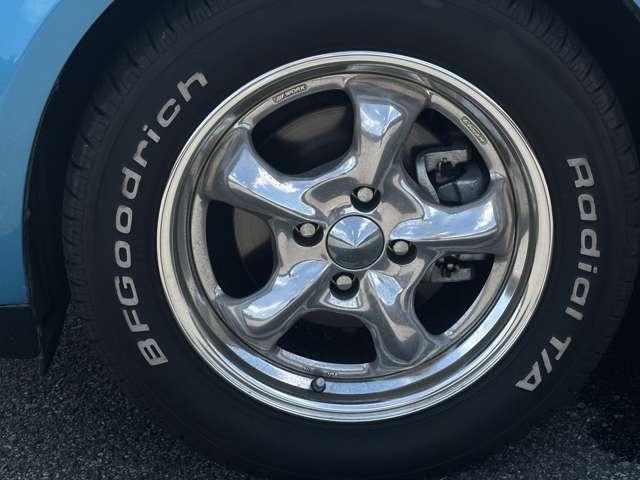 ☆OP15インチヴィンテージタイヤ（P195/60R15・BFグッドリッチ・ラジアルT/A）＆メッキホイール☆
