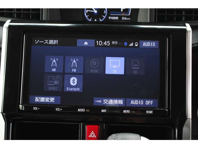 ソースも色々！フルセグTV/Bluetooth/SDなどなど