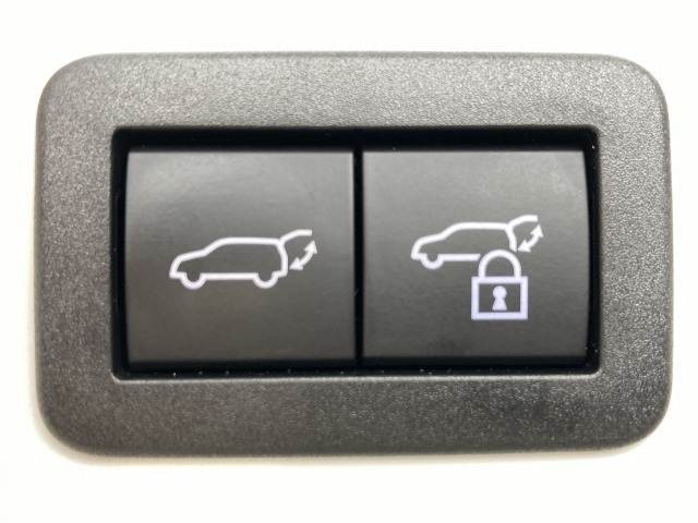 【電動リアゲート】ボタンひとつで大きなゲートも簡単に開閉可能です。背の高いSUVならではの装備は嬉しいですね。