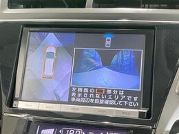 【パノラミックビューモニター】専用のカメラにより、上から見下ろしたような視点で360度クルマの周囲を確認することができます☆死角部分も確認しやすく、狭い場所での切り返しや駐車もスムーズに行えます。