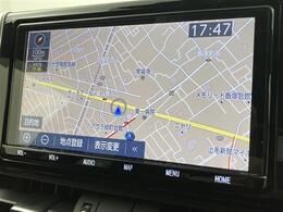 【純正9型ナビ】専用設計で車内の雰囲気にマッチ！ナビ利用時のマップ表示は見やすく、いつものドライブがグッと楽しくなります！