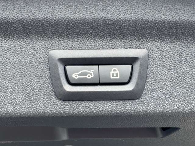 【電動リアゲート】ボタンひとつで大きなゲートも簡単に開閉可能です。背の高いSUVならではの装備は嬉しいですね！