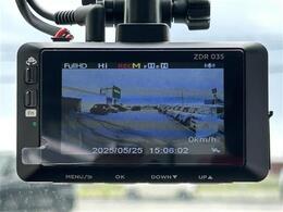 【ドライブレコーダー】映像・音声などの運転中の記録を残します。事故などを起こした起こされた時の証拠になりえますので、もしも時でも安心ですね。