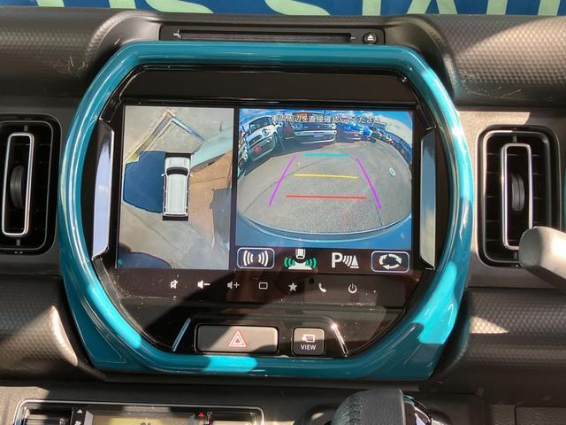 車両周囲の安全確認がナビの画面で可能な全方位カメラを装備！車両の前方、後方、左サイド前などを切り替えて表示する事も可能！