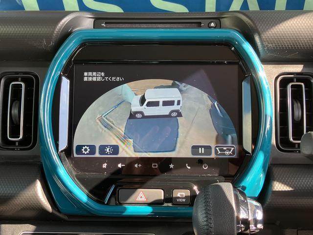 発進前などの車両周囲360度をナビの画面で確認可能な3Dビューを装備！運転席から死角になる箇所なども確認できるので安心・安全！