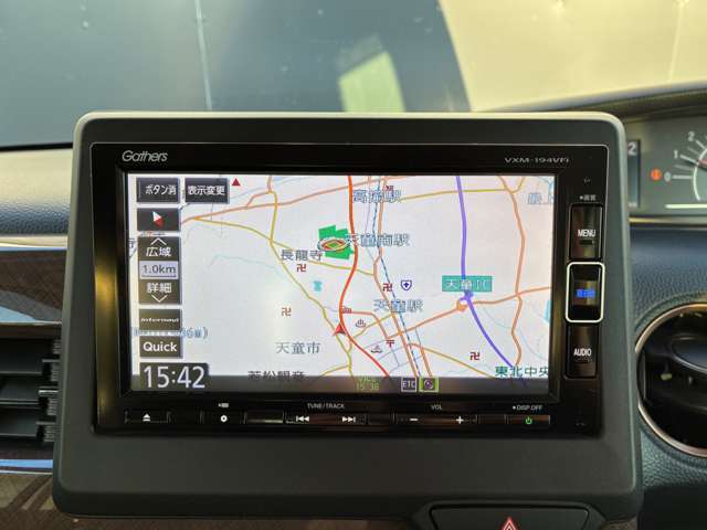 ホンダ純正ナビ（VXM-194vFi）搭載♪CD/DVD再生、Bluetooth接続も可能です！