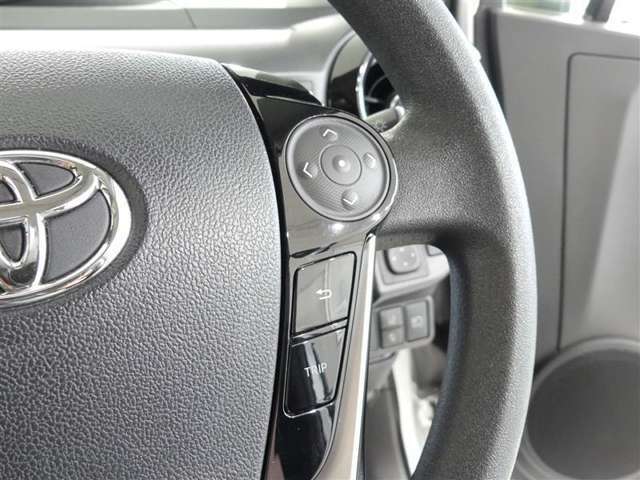 ステアリングスイッチで車両情報を切り替えて必要な必要な情報を確認したりできます。