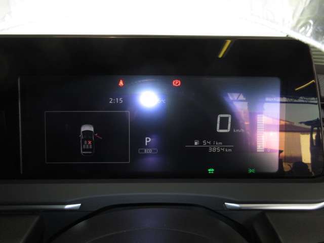 スピードメーターです。とても見やすいですね！