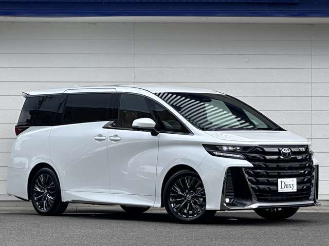 登録済み未使用車　2025改モデル　サンセットブラウン内装　左右独立ムーンルーフ　デジタルインナーミラー　ユニバーサルステップ付　カラーヘッドアップディスプレイ　パノラミックビューモニター　19インチアルミ