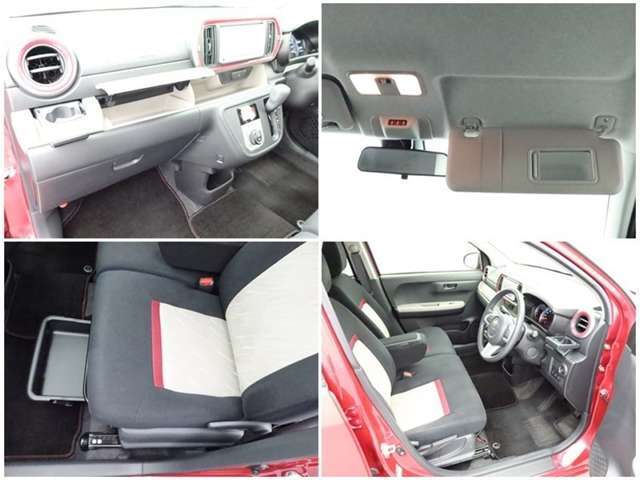 助手席シートの下には引き出し式のアンダートレイが付いています。履物を入れたり、小物も入りますので便利に使っていただけます！