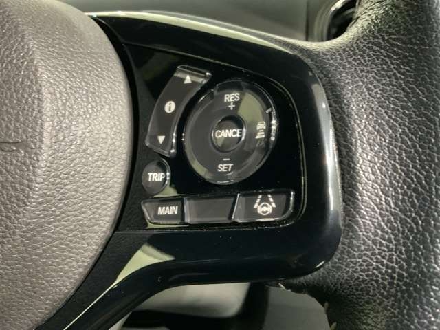 クルーズコントロールを装備しています。高速道路などで一定の速度で走ってくれるので運転が楽ですよ！速度を設定できますので、スピードの出しすぎにも注意できます。