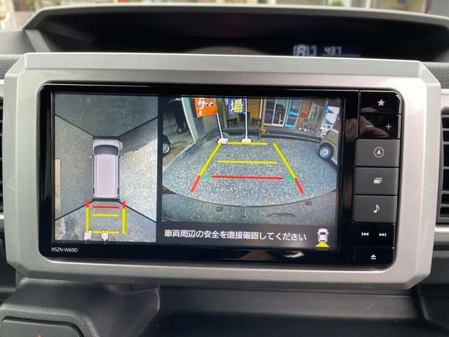 全方位モニター完備で駐車も楽々です♪