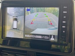 【アラウンドビューモニター】専用のカメラにより、上から見下ろしたような視点で360度クルマの周囲を確認することができます☆死角部分も確認しやすく、狭い場所での切り返しや駐車もスムーズに行えます。