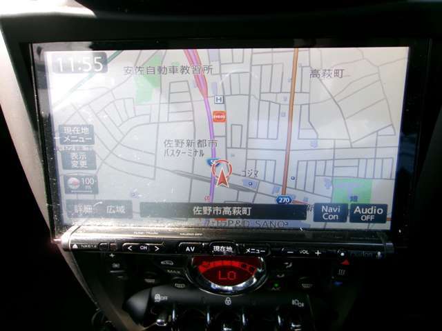 【ナビ】付で遠出も知らない土地でも安心♪