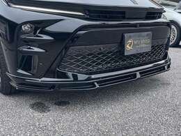 ZEUSフロントハーフスポイラーを装着！