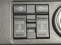 【両側パワースライドドア】スマートキーや運転席のスイッチで後席両側スライドドアの開閉が可能♪電動だから力を入れてドアを開ける必要が無く、小さなお子様でも簡単に開け閉めでき快適です♪