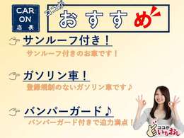 この車のおすすめポイントです