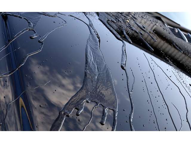 洗車も楽々、コーティング