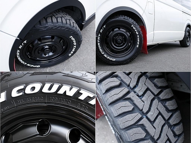 新品タイヤ＆新品AWをインストールしております♪タイヤサイズ215/65R/16