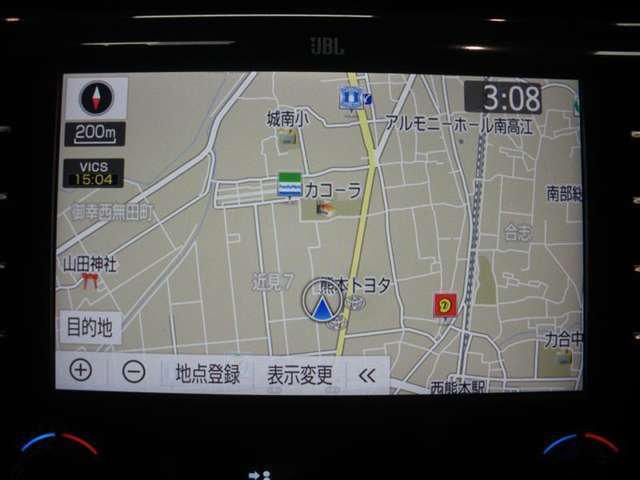 初めての道や遠出でもナビがあれば安心です☆