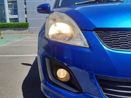 お好みのバルブに交換可能なハロゲンヘッドライトです。別途LEDバルブのご検討いかがでしょうか？