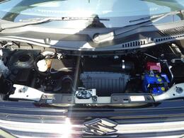 エンジン懸架部品や車体構造を見直し、エンジンルームやボディーとの間に防音材を効果的に使い、耳障りなエンジン音や風切り音、ロードノイズなどを低減。静かで快適な空間を実現しています。