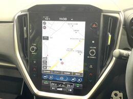 【11.6インチナビ】スマートフォン感覚で使用できる、インパクトのある11.6インチナビを装備！ナビやオーディオ操作はもちろん、各種車両情報もこの画面から確認・設定できます♪