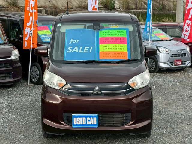 正面からの一枚です★ヘッドライトにくすみも無く、外装もしっかり綺麗にしていますので、是非、お確かめください。納車時にはもう一度キレイに致しますよ！安心の全車保証付（別途）になっております！