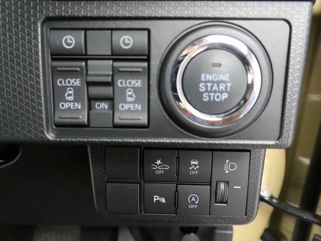 スタートボタンを押すだけで簡単にエンジンがかけれます。