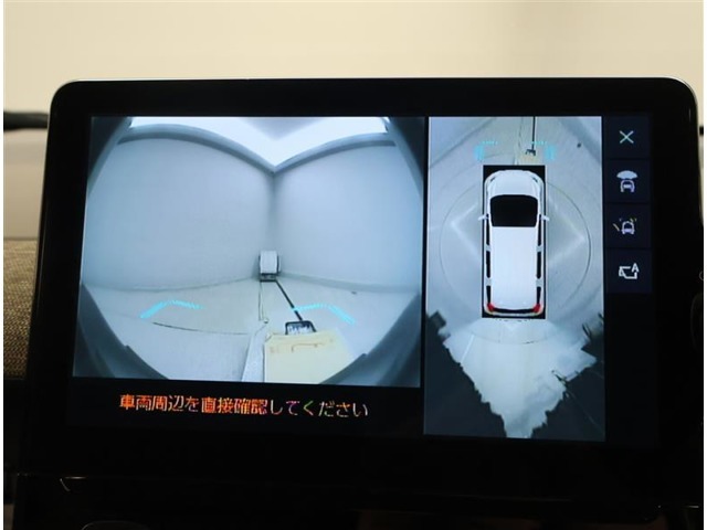 パノラマビューです。全周囲確認できるので、駐車時などに便利です♪