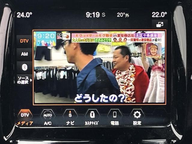 地デジチューナー内臓型、多機能メモリーナビゲーションを装備しています。