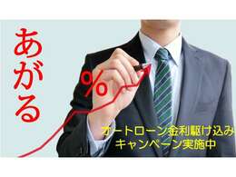 昨今の金利改定によりオートローンのご提供金利が上がる可能性がございます。弊社では利上げ前に低金利キャンペーンを実施中です。詳しくは店頭までお問い合わせくださいませ。