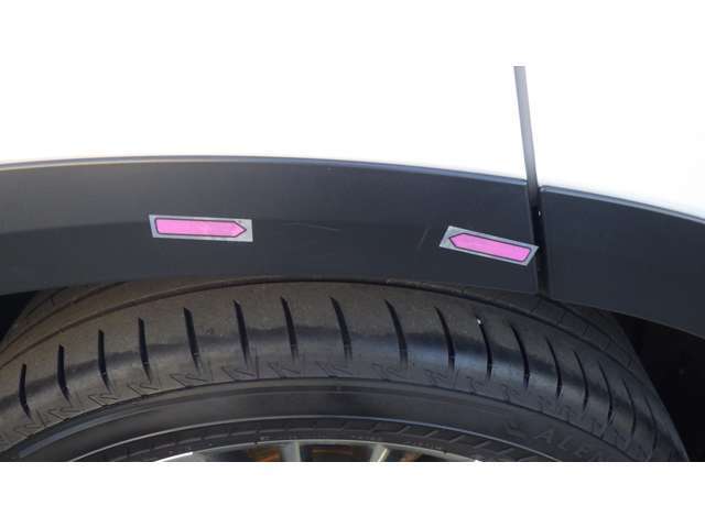 右リヤフェンダー樹脂部擦り傷あり