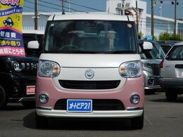 令和2年式ムーヴキャンバスです。走行24400km ピンクツートン　両側電動スライドドア　ナビ付の一台です。