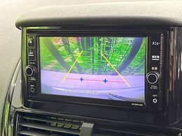 【バックカメラ】駐車時に後方がリアルタイム映像で確認できます。大型商業施設や立体駐車場での駐車時や、夜間のバック時に大活躍！運転スキルに関わらず、今や必須となった装備のひとつです！