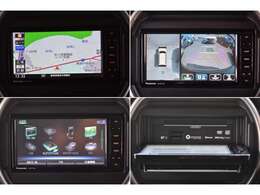 パナソニックメモリーナビ　全方位モニター　フルセグテレビ/CD/DVD/FM/AM/USB/Bluetooth/その他詳細については店頭でお確かめください。