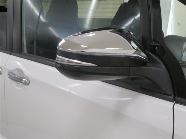 対向車や歩行者が認識しやすいサイドターンランプ付カラードドアミラー