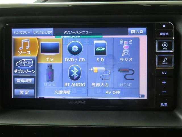 アルパイン製ナビゲーション