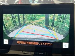 【バックカメラ】駐車時に後方がリアルタイム映像で確認できます。大型商業施設や立体駐車場での駐車時や、夜間のバック時に大活躍！運転スキルに関わらず、今や必須となった装備のひとつです！