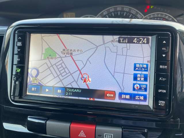 純正ナビが装備されております♪画面もクリアで見やすく運転中も確認しやすいです♪Bluetooth接続も可能です♪